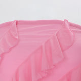 Fashionkova Dresses Spring Summer Elegant Simple Tierred Sleeveless Strapless Mini Party Wrap Dresses For Women