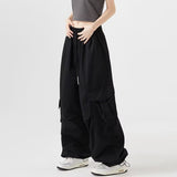 Fashionkova Party Outfit American Vintage Fashion Cargo Pants Women Hip-hop Street Personality Women's Cargo High Waist Summer Popular Trousers Woman