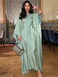 Fashionkova party look inspos Elegant Satin Prom Gowns Saudi Arabic Simple Prom Gown Women Full Sleeve A Line Evening Dress Ladies Formal Gowns Outfit Dresses