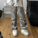 FashionKova-Y2k Pants Leopard Women Clothing Harajuku High waist Joggings Femme Pantalones Trousers Street Loose Emo Punk Aesthetic Pants