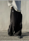 Fashionkova Christmas Gift outfit  Black Wide Leg Parachute Pants Women Vintage 90s Oversized Casual Trousers Female Gorpcore Harajuku Fashion Streetwear