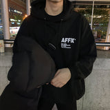 Fashionkova  No. 5047 BLACK LETTER HOODIE