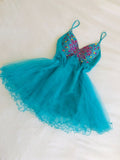 Fashionkova Dreamy A-line V Neck Tulle Homecoming Dress