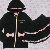 FashionKova-Y2k Punk Hoodie Women Vintage Clothes Slim Sexy Sweatshirt Gothic Streetwear Zip Up Hoodies Kpop Harajuku Outerwears Femme Tops