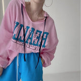 Fashionkova Hooded Printing Long Sleeves
