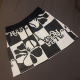 FashionKova-Y2K vintage Sleeveless Goth Harajuku tank tops 2000s Crop Tops Skirts Matching Set Summer Fashion Streetwear Beach Slim skirts