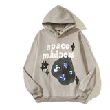 Fashionkova  Hooded Jacket Travis Scott Hip Hop Street Time Swirl Foaming Graffiti Print Letter Hoodie Sweatshirt Y2K Retro Casual Jacket black friday