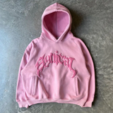 Fashionkova Christmas Gift outfit  Unisex Y2k Hooded Retro Harajuku Sweatshirt Gothic Letter Star Long Sleeve Hoodie Trendy Men's Casual Oversized Jacket Tops