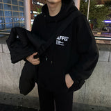 Fashionkova  No. 5047 BLACK LETTER HOODIE