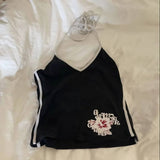 FashionKova-Y2K vintage Sleeveless Goth Harajuku tank tops 2000s Crop Tops Skirts Matching Set Summer Fashion Streetwear Beach Slim skirts
