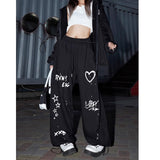 Fashionkova Party Outfit Dopamine paper paratrooper pants lady female ins niche loose wide leg drawstring casual long pantspants oversized girl pant