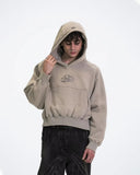 Fashionkova American Gothic Punk Harajuku Retro Oversized Hoodie Women Y2k Fashion Letter Embroidered Jacket Casual Loose Sweatshirt Men