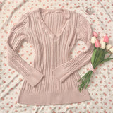 FashionKova-Striped casual pattern sweater cotton chic grunge punk Y2K top street high street rock aesthetic retro hop fashion women sweater
