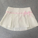 FashionKova-vintage outfits Sweet cute e-girl aesthetic Y2K Harajuku lace trim bow tie skirt sexy chic slim fashion streetwear gothic retro princess Bottoms