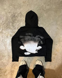 Fashionkova American Harajuku fashion cartoon letter print hoodie male y2k Goth punk couple Street trend casual loose oversized sweatshirt