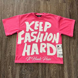 Fashionkova Y2K Vintage Casual Hip-hop Trend Letter Print Clothing American Aesthetic Gothic Fashion Sports High Street Couple T-shirt