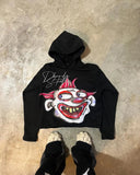 Fashionkova American Harajuku fashion cartoon letter print hoodie male y2k Goth punk couple Street trend casual loose oversized sweatshirt