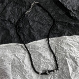 Fashionkova Kpop Y2k Vintage Butterfly Star Cross Pendant Rope Choker Necklace Goth Women Egirl Vintage Cute Punk Cool Grunge EMO Jewelry