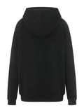 Fashionkova Mall Goth Skull Graphic Print Hoodie Dark Preppy Y2k Grunge Sweatshirts Jacket Harajuku Aesthetic Retro Women Fairycore Clothes