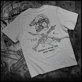 Fashionkova Special Forces Round Neck Summer Free Not Free Spartan Tactical Army Fan Cotton T-shirt High Quality for Men and Women