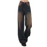 Fashionkova 90's Kids Jeans in Washed Brown