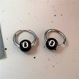 Fashionkova Punk Dangle Edgy Earrings Unique Detachable Stainless Steel Chunky Star Heart Moon Hoop Earrings For Women Men Statement Jewelry