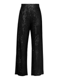 Fashionkova  Nye Outfit Tossy Sparkly Two-piece Set Party Outfits For Womens Sequin Top Blouse Shirt And Pants Suit Female Luxury Evening Tracksuit New