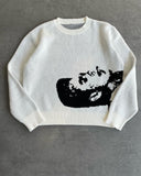 FashionKova-Winter Y2K Europe and the United States top male and female portrait print pullover Harajuku sweater unisexes aesthetic hip hop