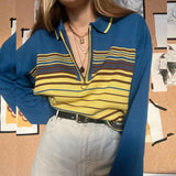 Fashionkova Grandma Striped Sweatshirt