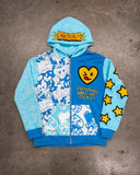 Fashionkova  kawaii Zipper Hoodie Y2K Lovely Pattern Embroidery Hoodie Men Women Casual Sweatshirt Selling PersonalityJacket Coat Streetwear