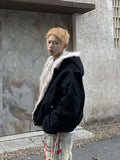 FashionKova-Hoodies Y2k Oversized Tops Mens Winter Clothes Streetwear Hip Hop Fox Fur Thick Korea Zip Up Hoodie Punk Hombre Kpop Coats Men