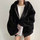 Fashionkova Vintage Solid Color Oversized Hoodie