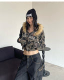 FashionKova-Harajuku Zip Up Hoodie camouflage Long Sleeves Tops American Vintage Hoody Harajuku Kpop Punk Coats Top Women Y2k Grunge Hoodies