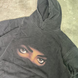 Fashionkova  Frog Drift Michael Joseph Jackson Eyes Printed Streetwear Vintage Pullover Loose Oversized Sweatshirt Casual Hoodies For Men