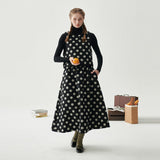 FashionKova original black wave dot Japanese loose and sleeveless vest retro niche bow banging design top 22021