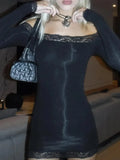 Fashionkova Ailana Lace Slim Mini Dress