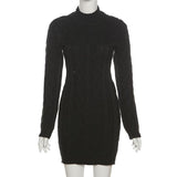 Fashionkova Ariana Backless Knitted Dress