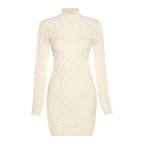 Fashionkova Ariana Backless Knitted Dress