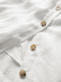 Fashionkova Darling Linen Plain Mini Dress