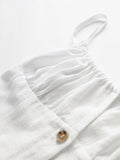 Fashionkova Darling Linen Plain Mini Dress