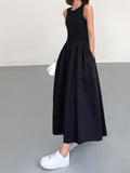 Fashionkova Leisure Crew Neck Long Dress