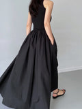 Fashionkova Leisure Crew Neck Long Dress