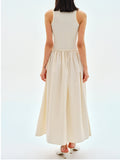 Fashionkova Leisure Crew Neck Long Dress