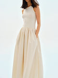 Fashionkova Leisure Crew Neck Long Dress