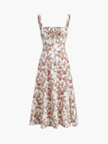 Fashionkova Rosebud Floral Midi Sundress