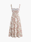 Fashionkova Rosebud Floral Midi Sundress