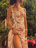 Fashionkova Rosebud Floral Midi Sundress