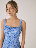 Fashionkova Cami Floral Bohemian Vacation Midi Dress