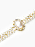 Fashionkova Vintage Double Layer Faux Pearl Choker Necklace