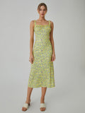 Fashionkova Cami Floral Bohemian Vacation Midi Dress